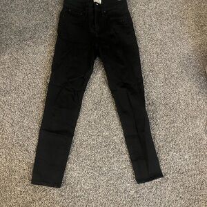 J. Crew Women's Sleek Black Skinny Jeans